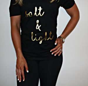 “Salt & Light” Men & Women’s V-Neck T-Shirt