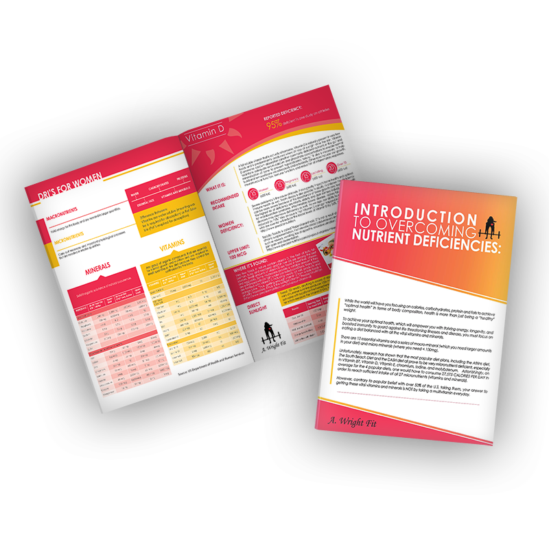 Find the REAL FOOD sources for the Top 10 Nutrient Deficiencies